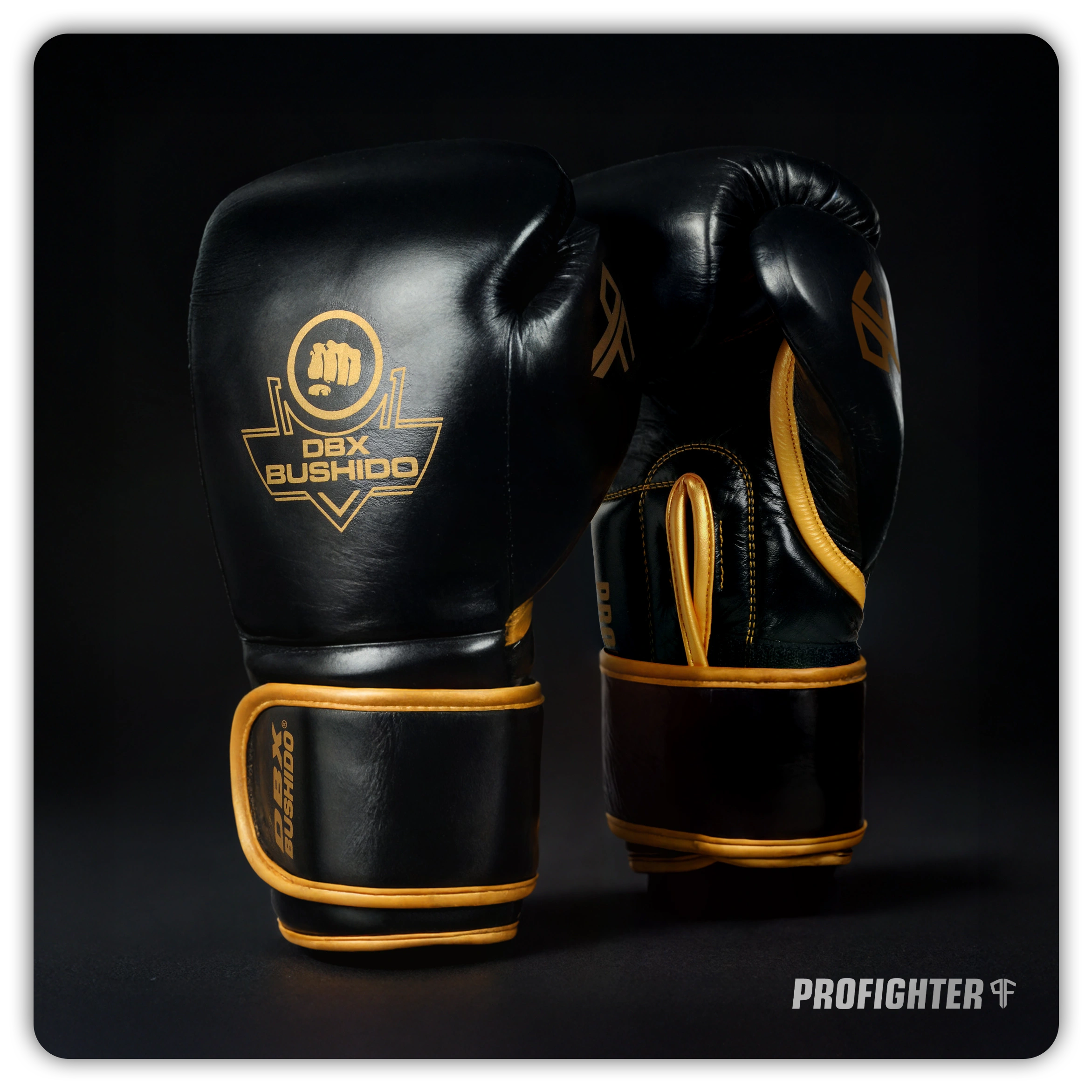 rękawice bokserskie profighter gold bordeaux