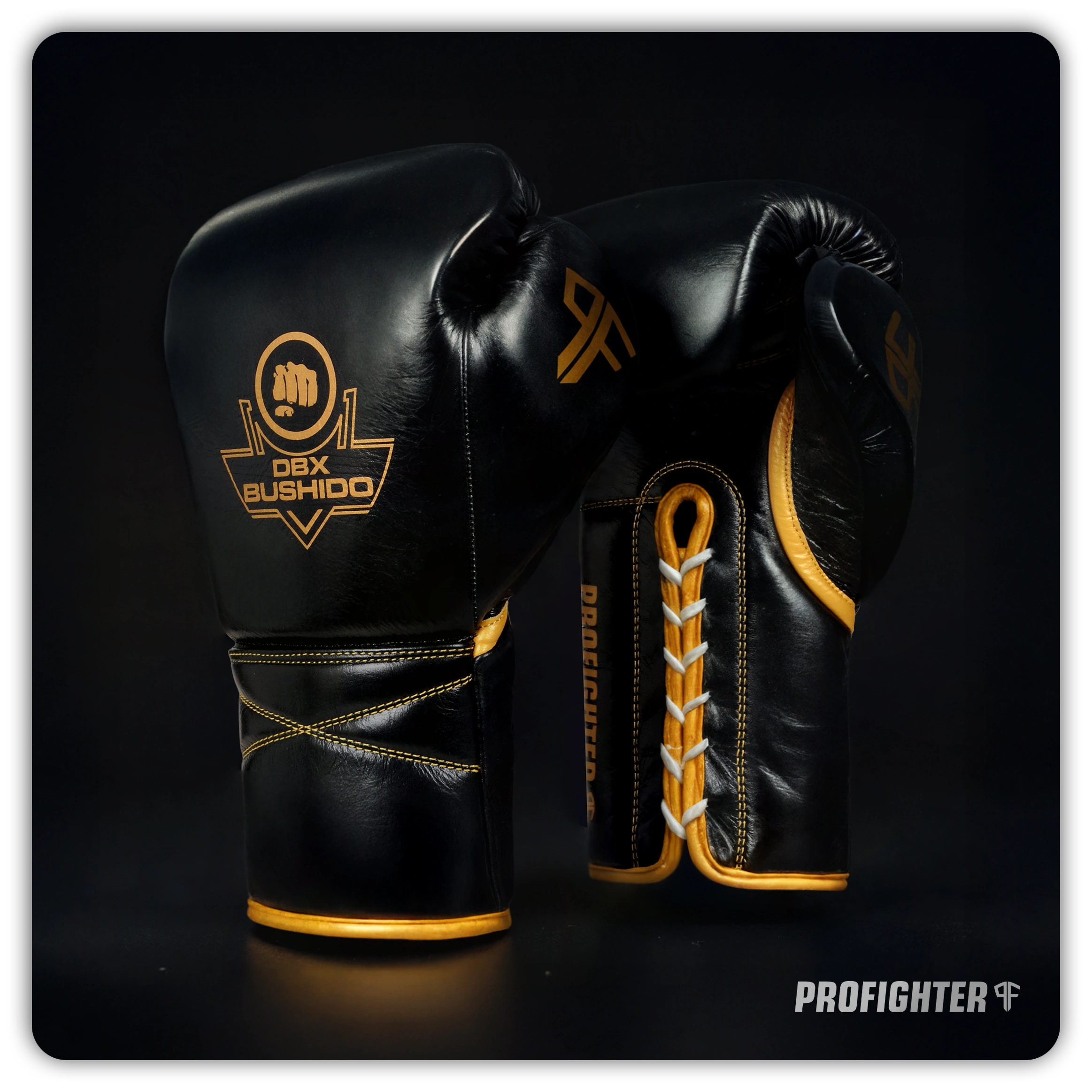 rękawice bokserskie profighter gold bordeaux