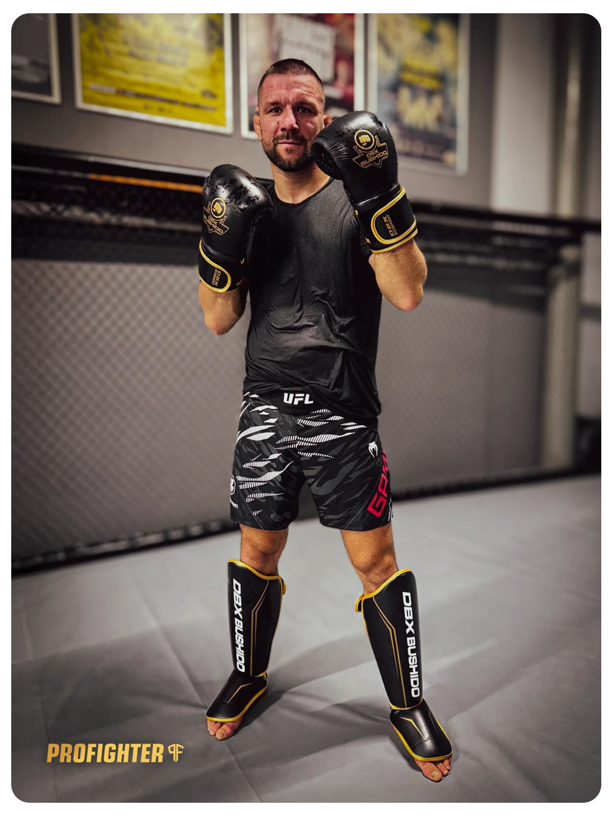 mateusz gamrot ochraniacze na piszczele profighter
