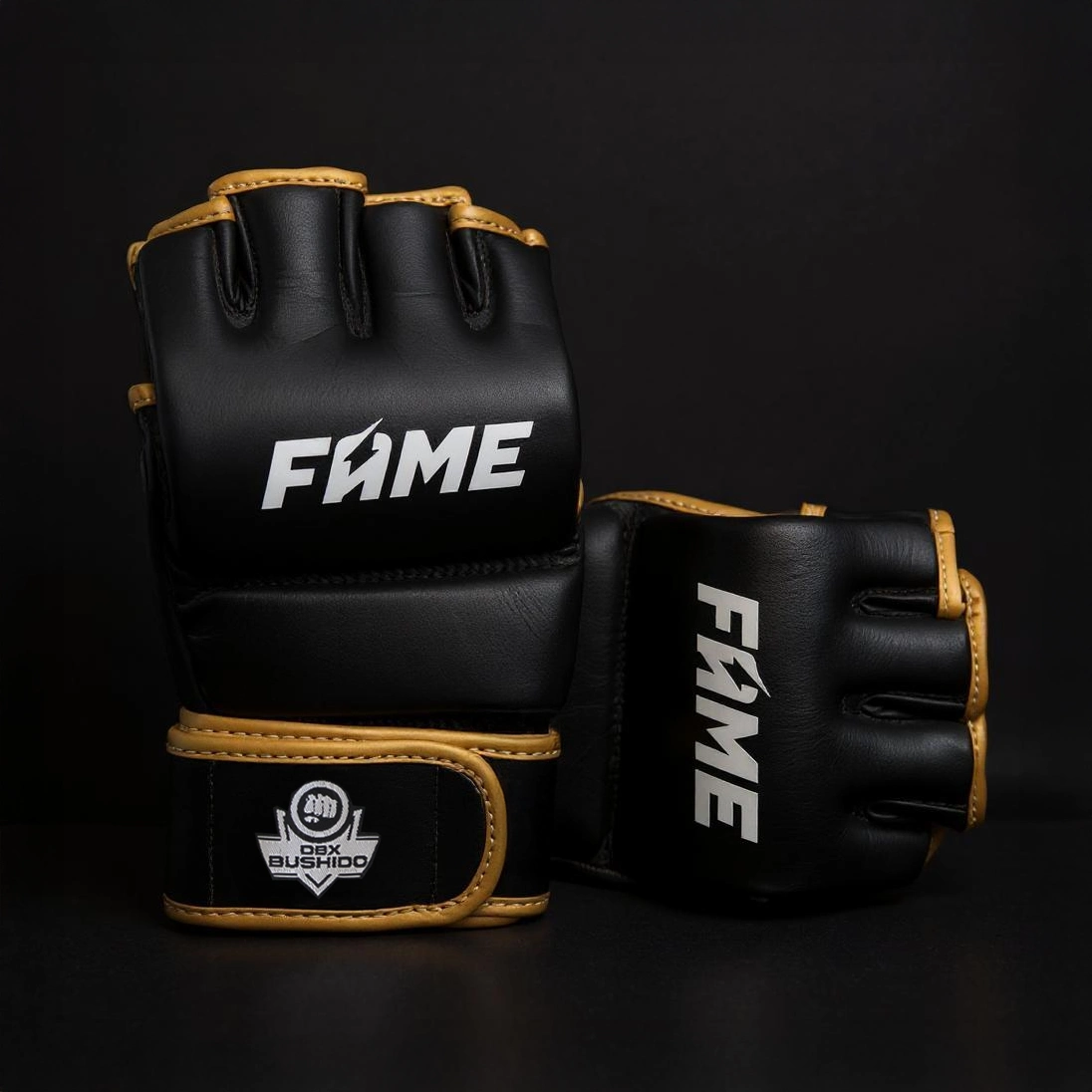 rękawice mma ze skóry naturalnej fame mma