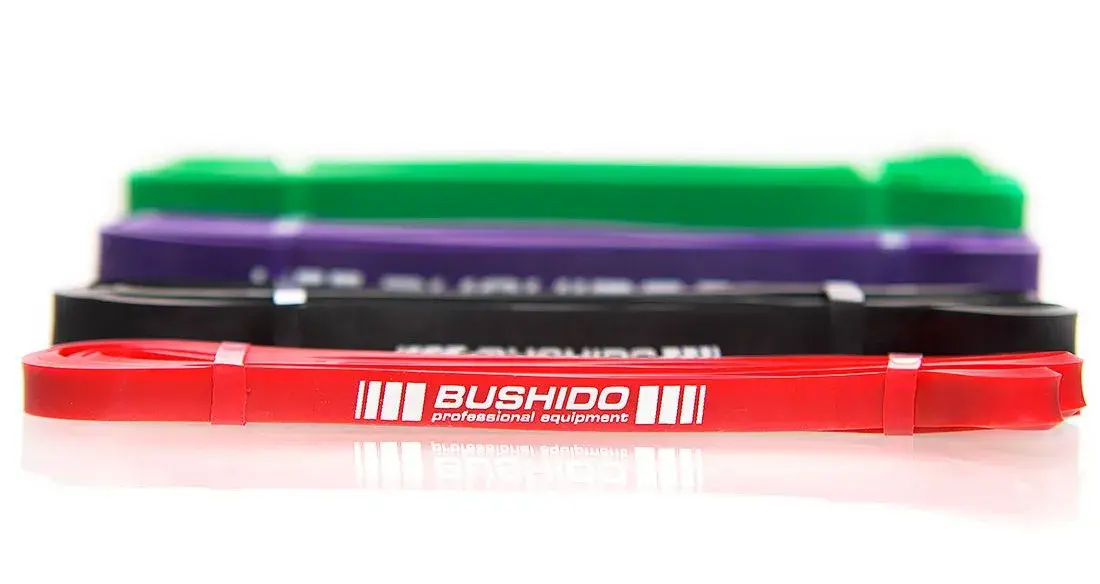 gumy treningowe power band bushido - zestaw