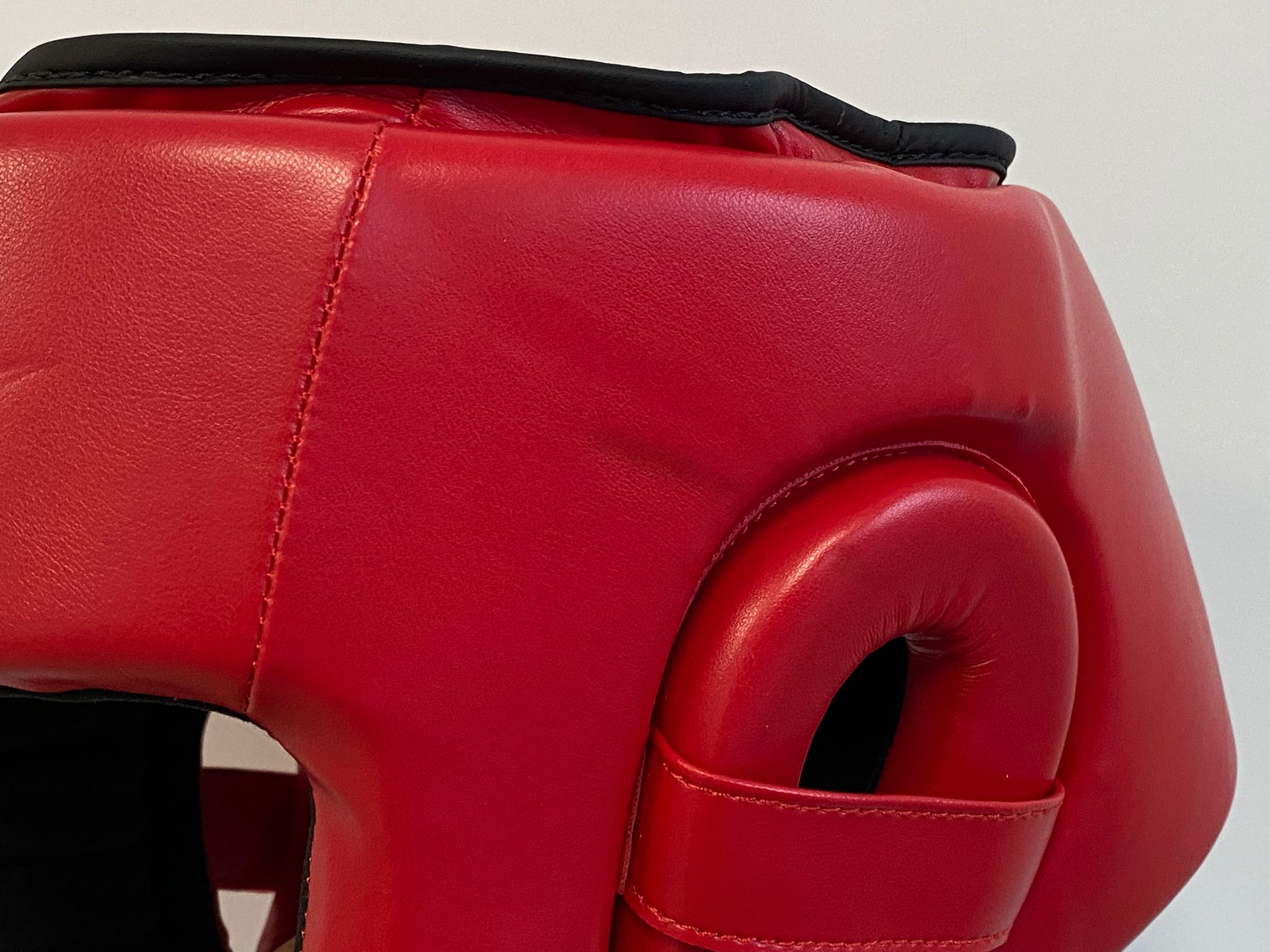 OFERTA SPECJALNA! PRZECZYTAJ OPIS! - Kask bokserski ze skóry naturalnej L – ROMA | DBX Bushido kask_turniejowy_red