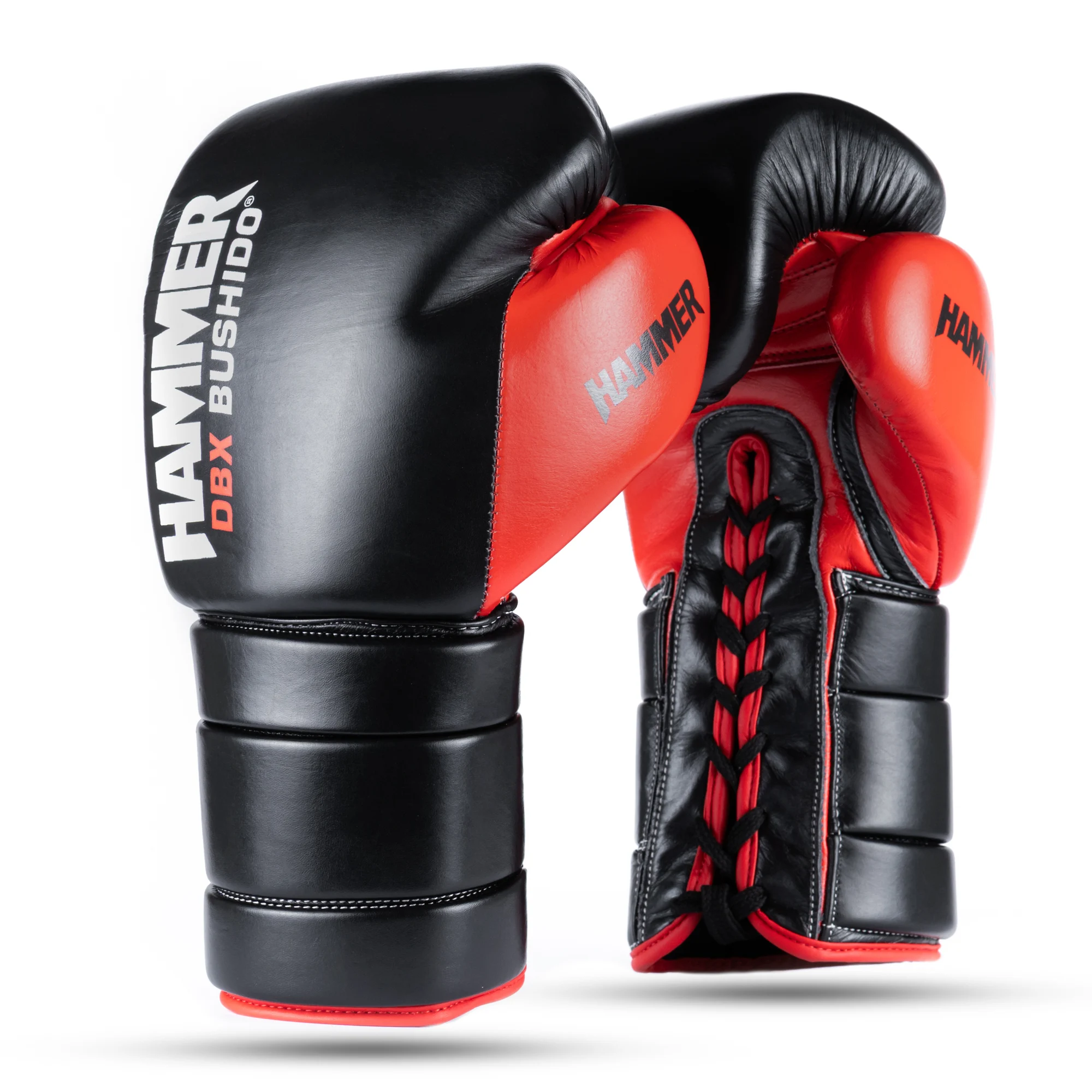Rękawice bokserskie 14oz - Hammer Wiązane | DBX Bushido S-Okazji_1