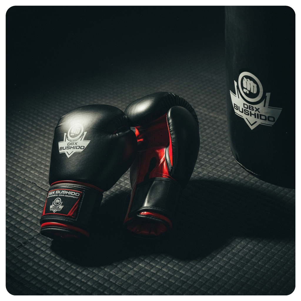 rękawice bokserskie classic red dbx bushido