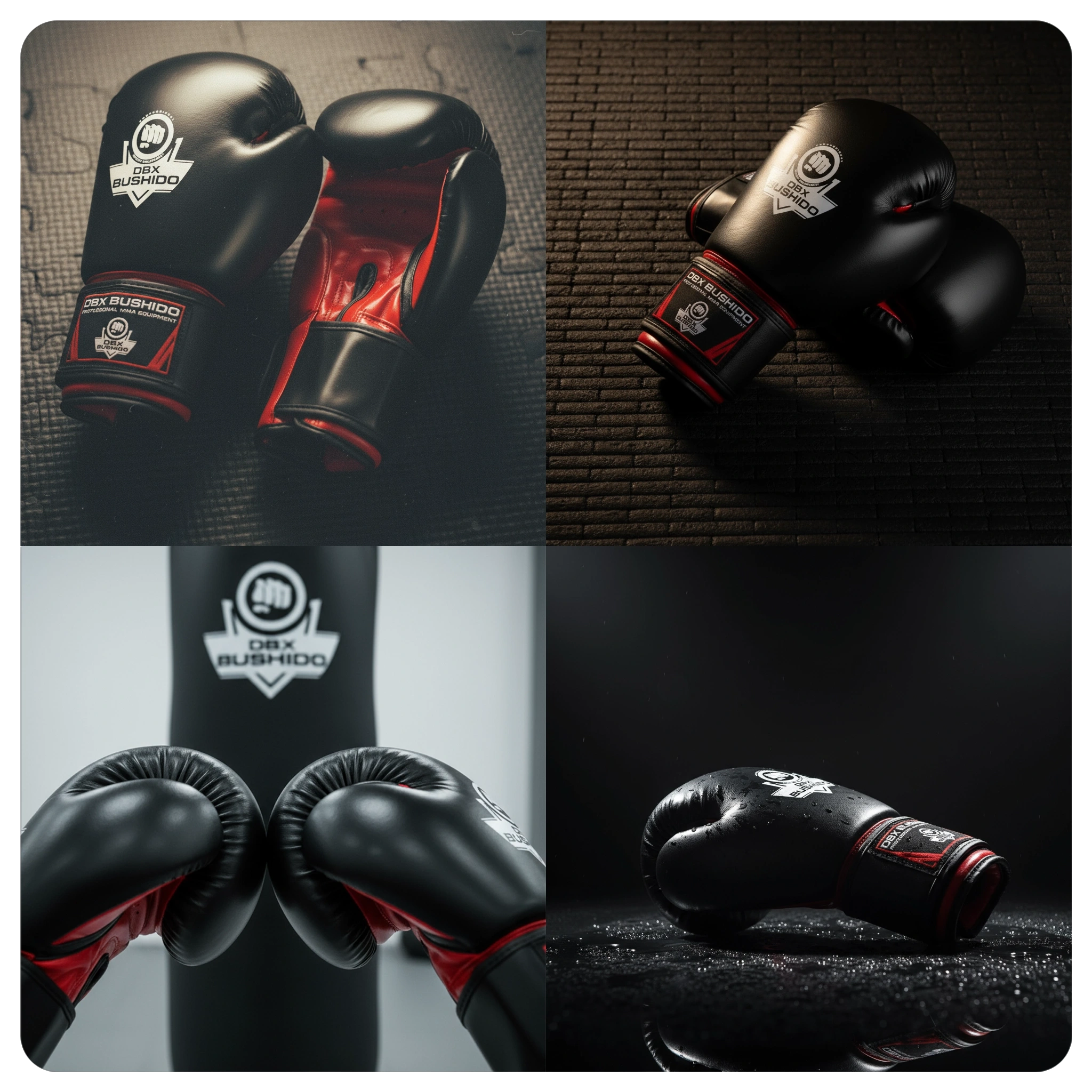rękawice bokserskie classic red dbx bushido