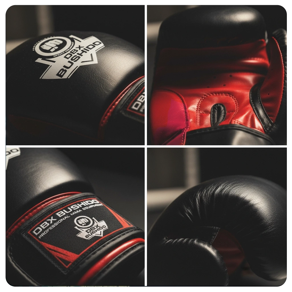 rękawice bokserskie classic red dbx bushido