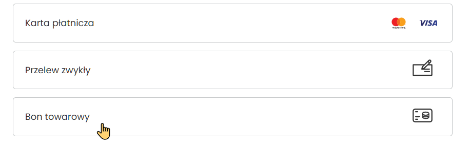 Bon podarunkowy: 100 / 200 / 300 / 400 / 500 PLN 1