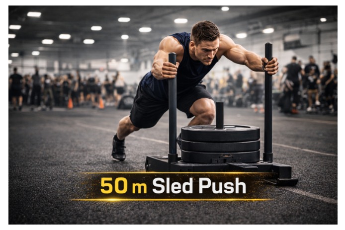 Trening typu Hyrox DBX Bushido