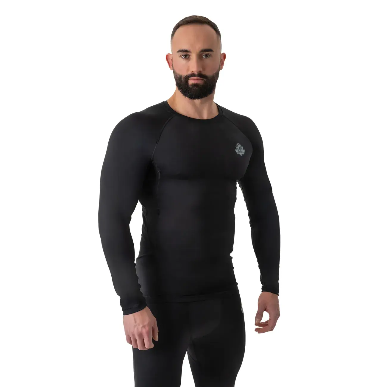 bushido Koszulka treningowa Rashguard Long Sleeve BLACK
