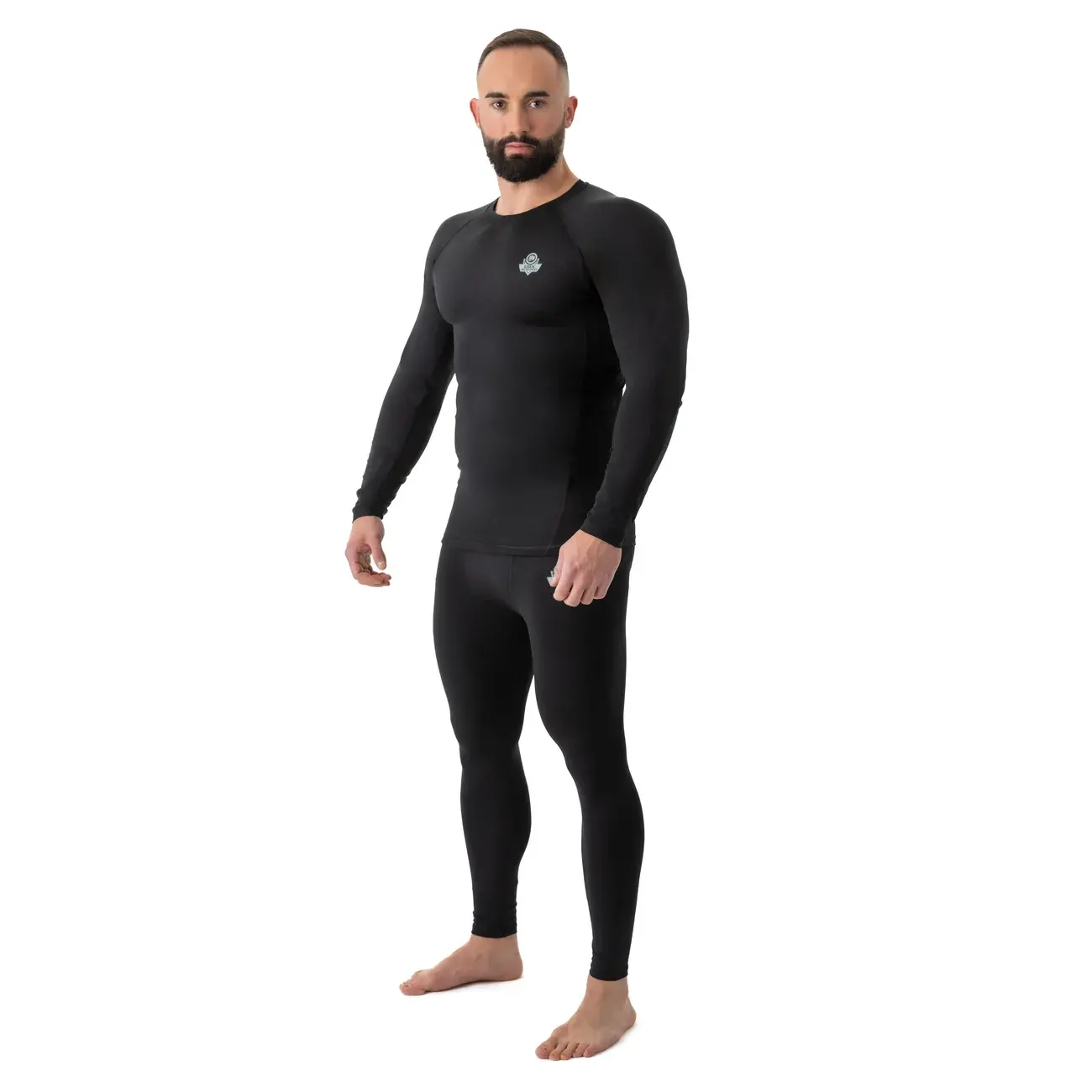 bushido Koszulka treningowa Rashguard Long Sleeve BLACK