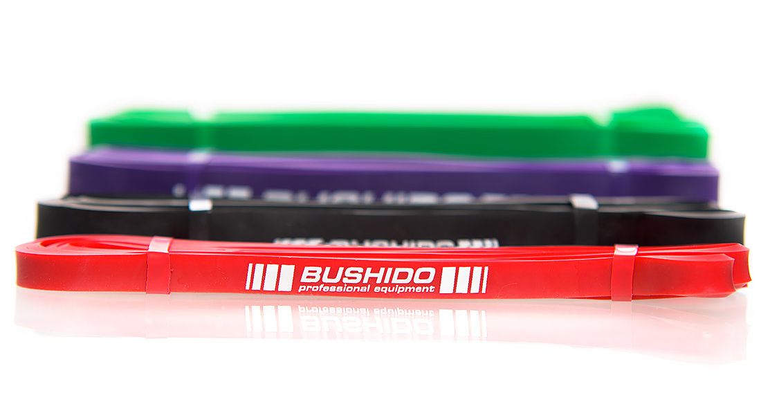 gumy treningowe power band bushido - zestaw
