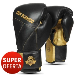 OFERTA SPECJALNA! PRZECZYTAJ OPIS! - Rękawice bokserskie  "Hammer - Gold"  ze skóry naturalnej  16oz
