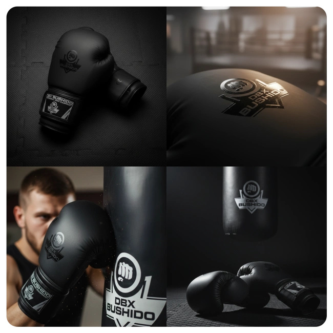 Rękawice bokserskie 16oz - Black Master -  Valor Series | DBX Bushido