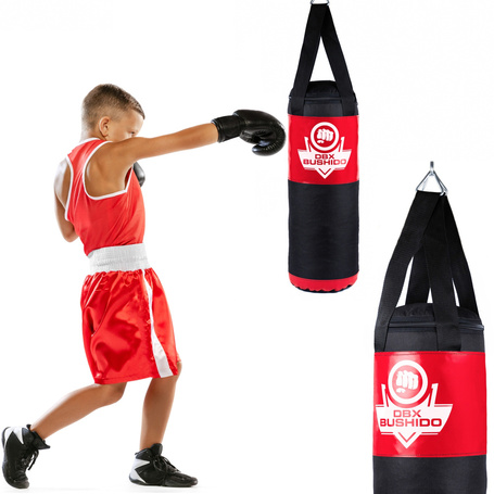 Worek bokserski dla dzieci - Kids Red - 60 cm / 7 kg | DBX Bushido