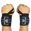 Elastyczne usztywniacze / ściągacze nadgarstka | Black/Blue | DBX Bushido
