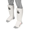 OFERTA SPECJALNA! PRZECZYTAJ OPIS! - Elastyczne ochraniacze na piszczele L - Shinrage White