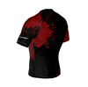 Koszulka kompresyjna "Blood" typu Rashguard powstała z materiału DBX MORE DRY L