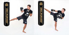 Worek bokserski - SBRX Gold + obręcz - 130 cm / 60 kg | DBX Bushido