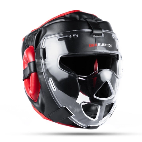 Kask bokserski sparingowy z maską poliwęglanową  ARH-2180 L