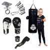 80 cm / 15 kg - Worek bokserski + Rękawice bokserskie + Owijki + Mocowanie - Zestaw bokserski | DBX Bushido