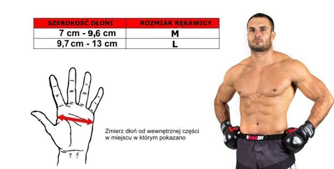 Rękawice MMA M - Flow - Valor Series | DBX Bushido