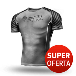 Rashguard krótki "JAPAN" Koszulka kompresyjna MMA, BJJ, DBX BUSHIDO R-122H L