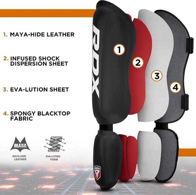 OFERTA SPECJALNA! PRZECZYTAJ OPIS! - RDX T1 - OCHRANIACZE NA PISZCZELE, NAGOLENNIKI - L