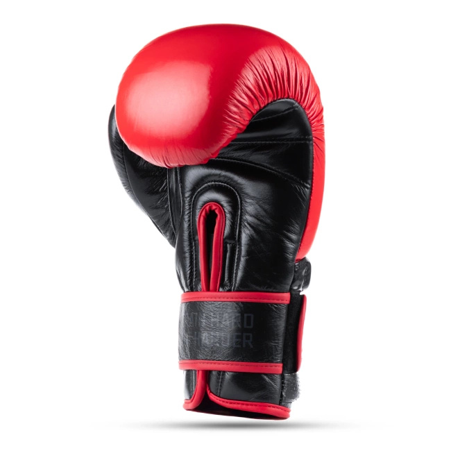 Rękawice bokserskie ze skóry naturalnej Warrior RED | DBX Bushido