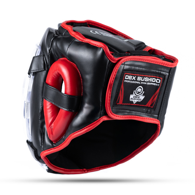 OFERTA SPECJALNA! PRZECZYTAJ OPIS! - Kask bokserski z maską poliwęglanową M - Hannibal