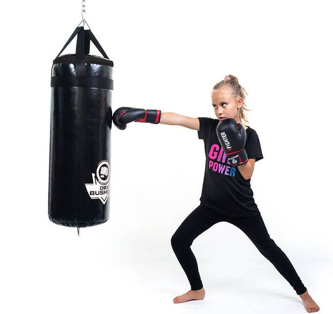 80 cm / 15 kg - Profesjonalny worek bokserski dla dzieci i młodzieży 80 cm x 30 cm