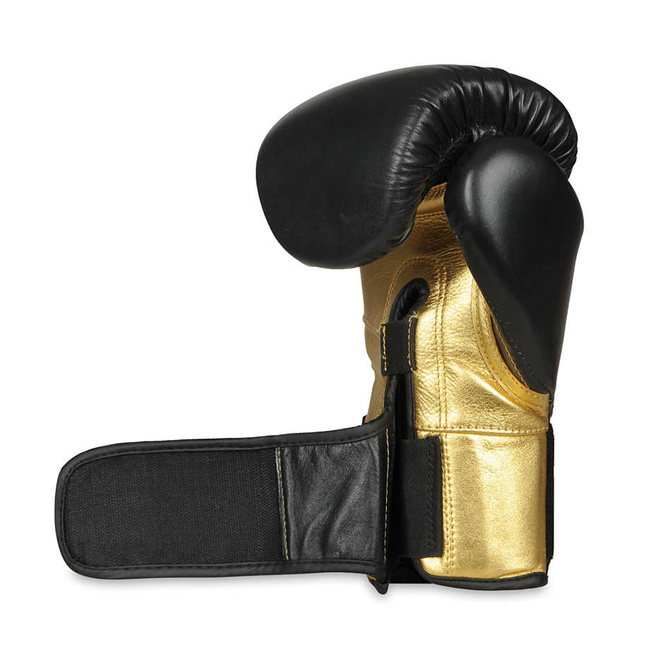 Rękawice bokserskie ze skóry naturalnej  "HAMMER - GOLD"  14oz