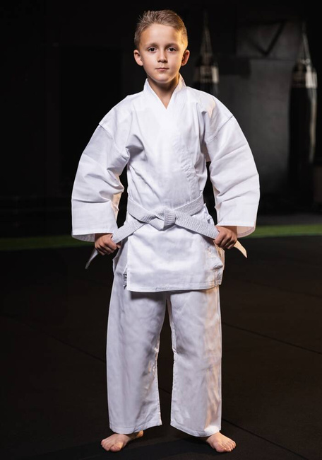 Kimono do karate dla dziecka + PAS Gratis - DBX BUSHIDO ARK-3102 120 cm