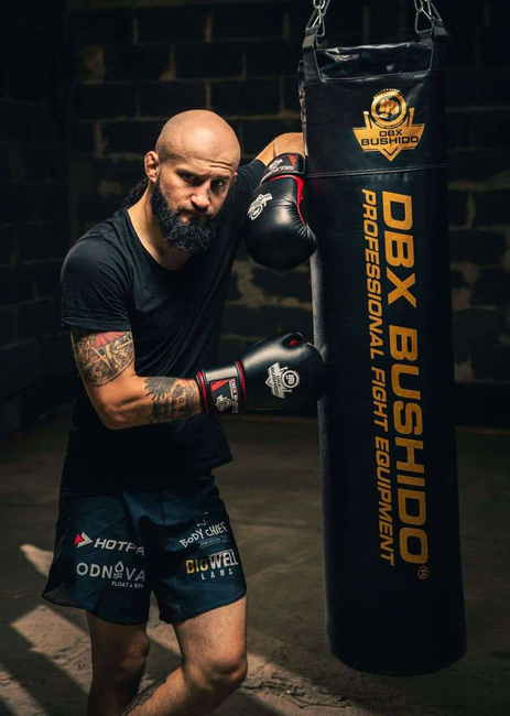 Worek bokserski - SBRX Gold + obręcz - 130 cm / 60 kg | DBX Bushido