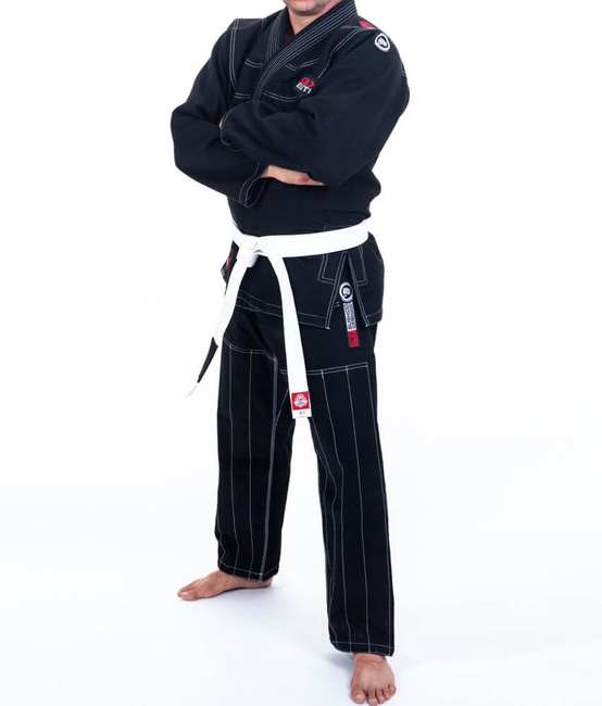  OFERTA SPECJALNA! PRZECZYTAJ OPIS! - Kimono / GI do treningu BJJ - Czarne DBX ELITE A3 + PAS