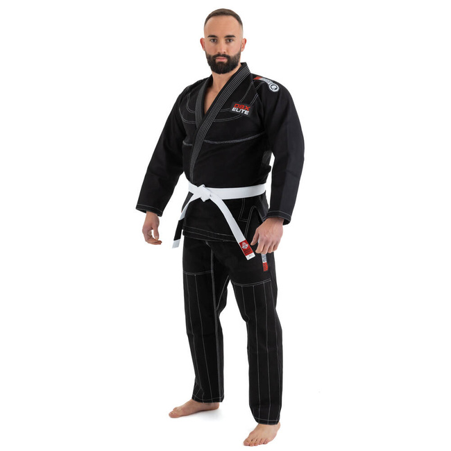  OFERTA SPECJALNA! PRZECZYTAJ OPIS! - Kimono / GI do treningu BJJ - Czarne DBX ELITE A3 + PAS