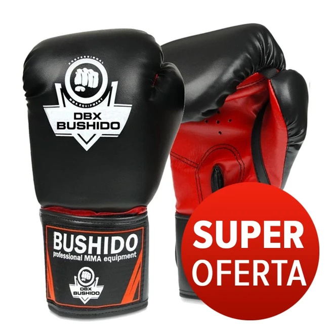 OFERTA SPECJALNA! PRZECZYTAJ OPIS! - RĘKAWICE BOKSERSKIE SPARINGOWE BUSHIDO 10 OZ Model ARB-407