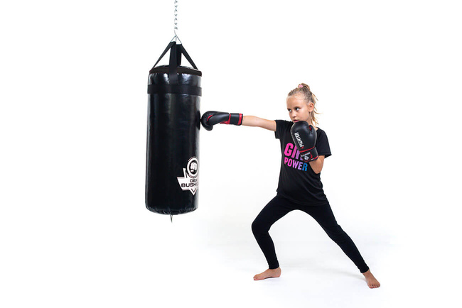 80 cm / 15 kg - Worek bokserski + Rękawice bokserskie + Owijki + Mocowanie - Zestaw bokserski | DBX Bushido