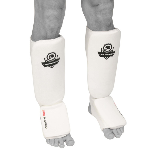 OFERTA SPECJALNA! PRZECZYTAJ OPIS! - Elastyczne ochraniacze na piszczele L - Shinrage White