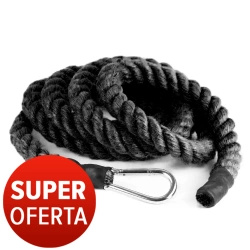 OFERTA SPECJALNA! CZARNA Lina do wspinania, CLIMBING ROPE poliester - 3 m