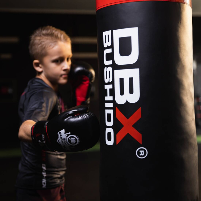 80 cm / 15 kg - Zestaw - Worek Bokserski dla Dzieci DBX Junior  Czerwony | DBX Bushido