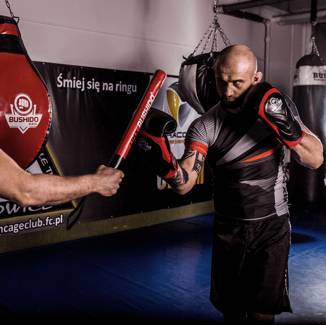 Rękawice bokserskie 10oz - Blaze Red - Legacy Series | DBX Bushido
