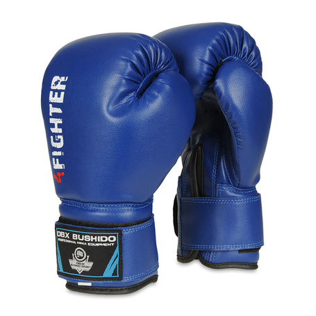 Rękawice bokserskie 6oz dla dzieci - 4Fighter Blue | DBX Bushido