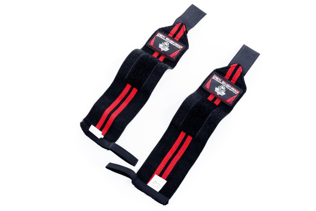 Elastyczne usztywniacze / ściągacze nadgarstka | Black/Red | DBX Bushido