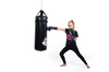 80 cm / 15 kg - Worek bokserski + Rękawice bokserskie + Owijki + Mocowanie - Zestaw bokserski | DBX Bushido