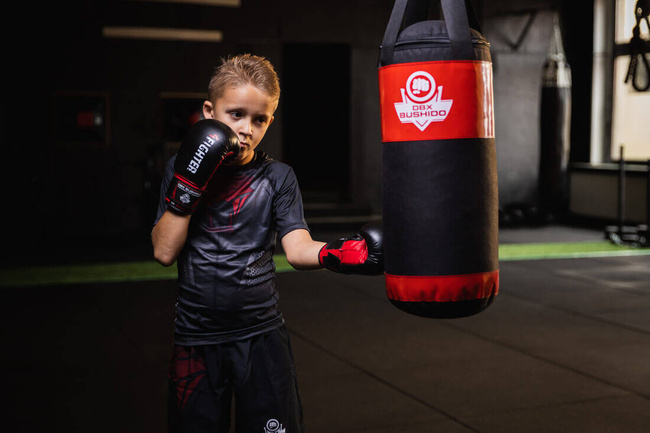 Zestaw bokserski dla dzieci - Kids 60 czerwony | DBX Bushido