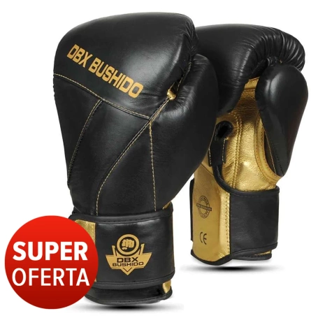 OFERTA SPECJALNA! PRZECZYTAJ OPIS! - Rękawice bokserskie  "Hammer - Gold"  ze skóry naturalnej  16oz