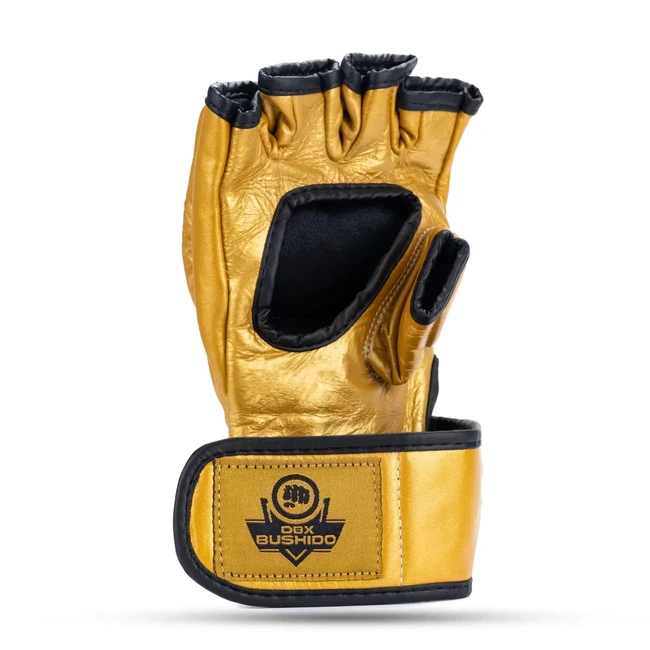 Skórzane Rękawice do MMA DBX BUSHIDO E1v3 GOLD XXL