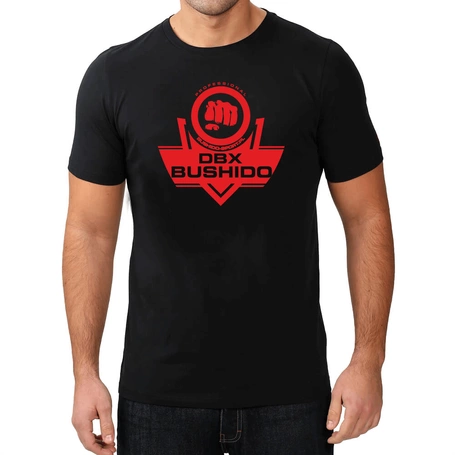 CLASSIC BRAND RED - T-Shirt KOSZULKA BAWEŁNIANA DBX BUSHIDO  KT12-XL
