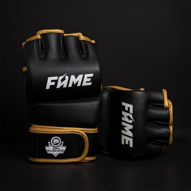 Rękawice FAME MMA ze skóry naturalnej | DBX Bushido