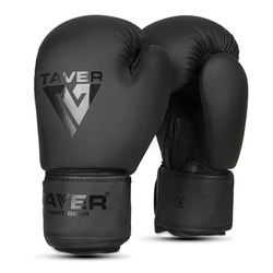 Rękawice bokserskie 14oz - TAVER Black - Origin Series